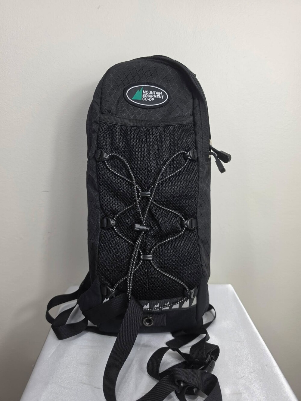 MEC Black Sling Pack with Front Bungee